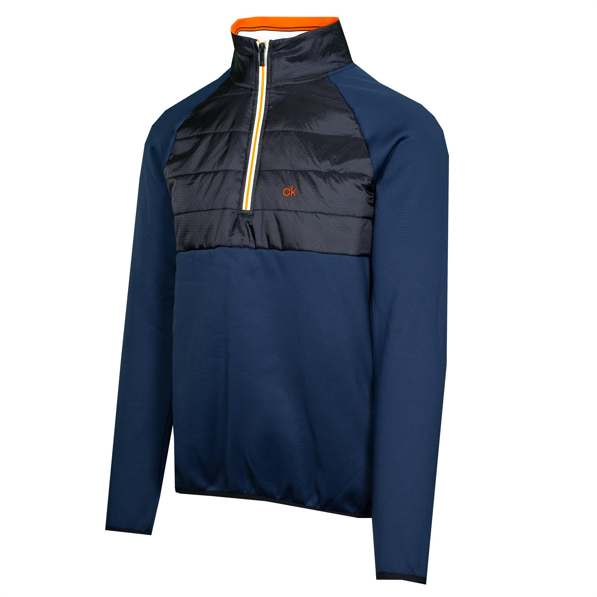Calvin Klein Golf Hybrid Half Zip Ink